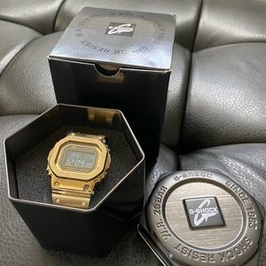 ❌sold❌G-Shock Masterpiece Gold-Tone Watch❌